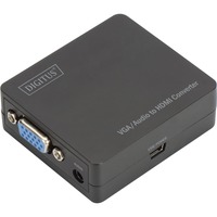 Digitus Konverter VGA+Audio > HDMI schwarz