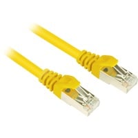 Sharkoon Patchkabel RJ45 Cat.6 SFTP gelb, 1 Meter