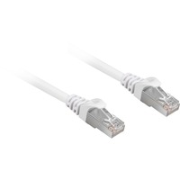 Sharkoon Patchkabel RJ45 Cat.6a SFTP weiß, 1,5 Meter, LSOH (Halogenfrei)