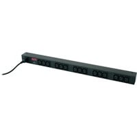 APC Basic Rack PDU Zero U 16A AP9572, Steckdosenleiste schwarz, 2,5 Meter Kabel