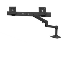 Ergotron LX Dual Direct Monitor Arm, Monitorhalterung schwarz