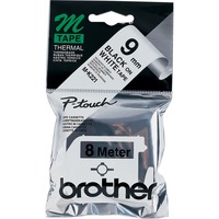 Brother Schriftband M-K221 9 mm, Schwarz auf Weiß