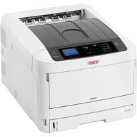 OKI C824dn, LED-Drucker grau/schwarz, USB, LAN