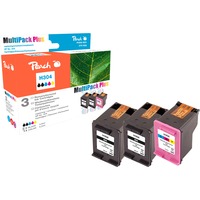 Peach Tinte 2x schwarz + color PI300-803 kompatibel zu HP 304