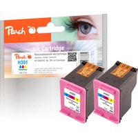 Peach Tinte Doppelpack color PI300-504 kompatibel zu HP 301, CH562EE
