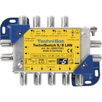 TechniSat TechniSwitch 5/8 mini LAN, Multischalter gelb/silber