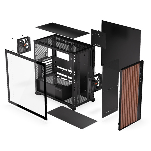 Krux Palum, Tower-Gehäuse schwarz