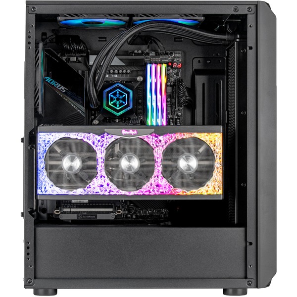 SilverStone FARA 511Z, Tower-Gehäuse schwarz, Tempered Glass
