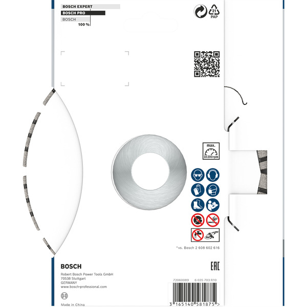Bosch PRO Abrasive Diamanttrennscheibe, Ø 150mm Bohrung 22,23mm