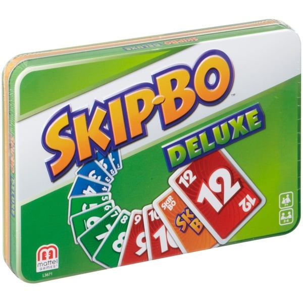 Mattel Games SkipBo Deluxe, Kartenspiel
