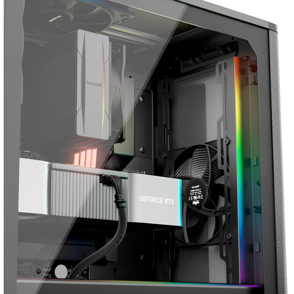 be quiet! PURE BASE 501 DX , Tower-Gehäuse schwarz, Tempered Glass