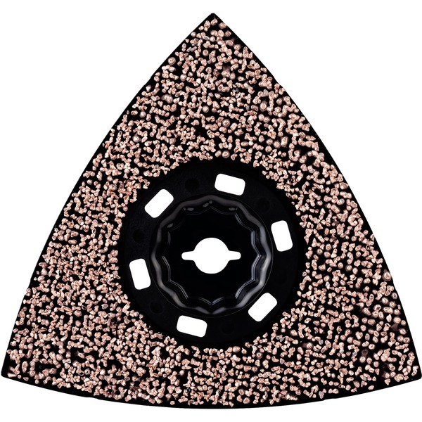Bosch Expert Carbide Schleifplatte MAVZ 116 RT2 MultiMaterial, Ø 116mm, Schleifscheibe Starlock Max, K20