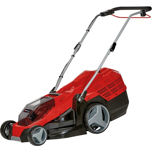 EINHELL Akku-Rasenmäher GE-CM 36/43 Li M - Solo, 36Volt (2x18V) rot/schwarz, ohne Akku und Ladegerät