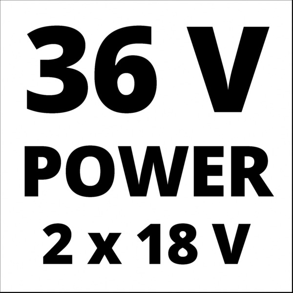 EINHELL Akku-Rasenmäher GE-CM 36/43 Li M - Solo, 36Volt (2x18V) rot/schwarz, ohne Akku und Ladegerät