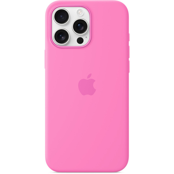 Apple Silikon Case mit MagSafe, Handyhülle pink, iPhone 16 Pro Max