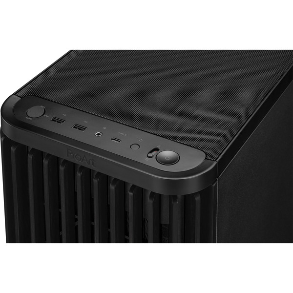 ASUS ProArt PA401 Wood Edition, Tower-Gehäuse schwarz, Tempered Glass