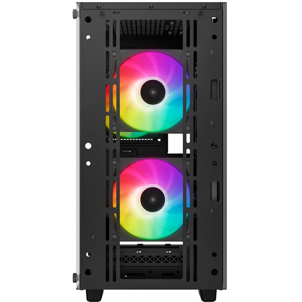 DeepCool CC360 ARGB, Tower-Gehäuse schwarz, Tempered Glass