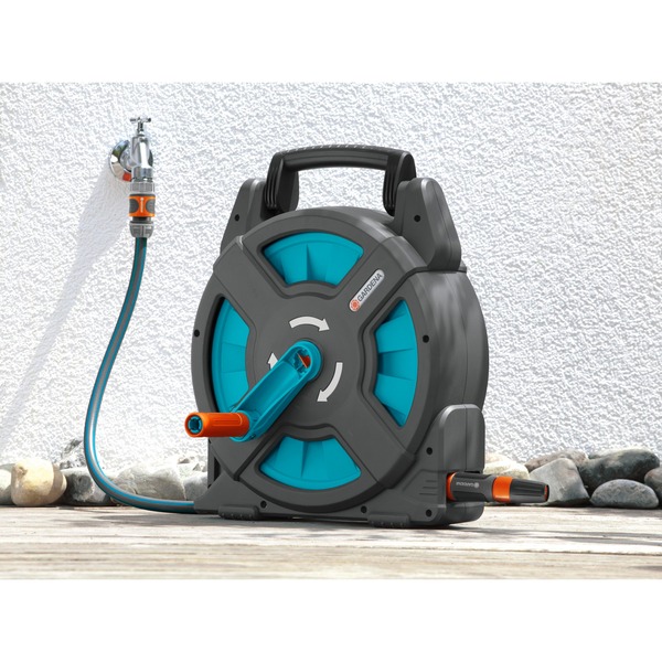 GARDENA Schlauchbox Classic 15 Set, mit Schlauch, Systemteilen und