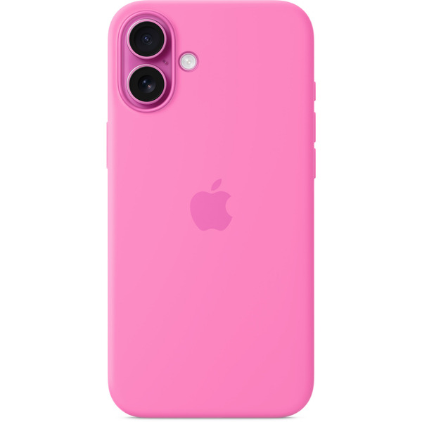 Apple Silikon Case mit MagSafe, Handyhülle pink, iPhone 16 Plus