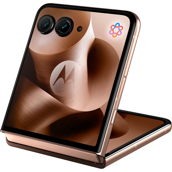 Motorola razr 60 Ultra 512GB, Handy Mountain Trail, Android, Holz-Finish, 16 GB LPDDR5X