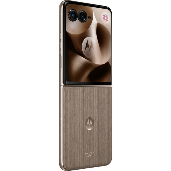 Motorola razr 60 Ultra 512GB, Handy Mountain Trail, Android, Holz-Finish, 16 GB LPDDR5X