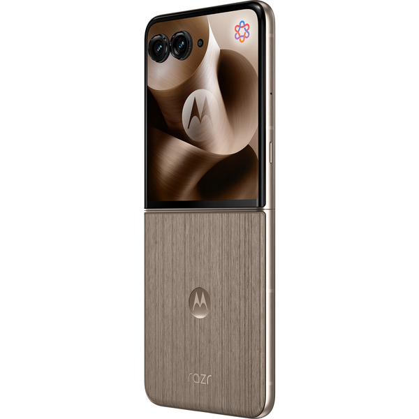 Motorola razr 60 Ultra 512GB, Handy Mountain Trail, Android, Holz-Finish, 16 GB LPDDR5X