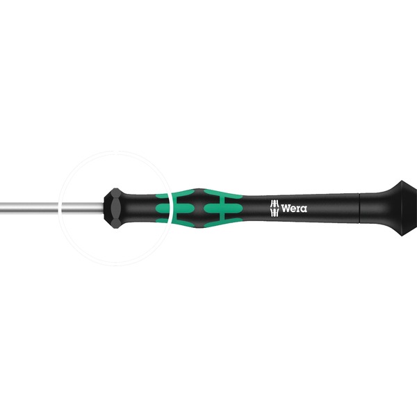 Wera Kraftform Micro-Set/12 SB 1, Schraubendreher schwarz/grün, Elektroniker-Schraubendrehersatz