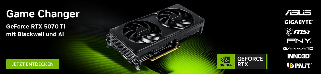 NVIDIA Grafikkarten RTX 5070 Ti